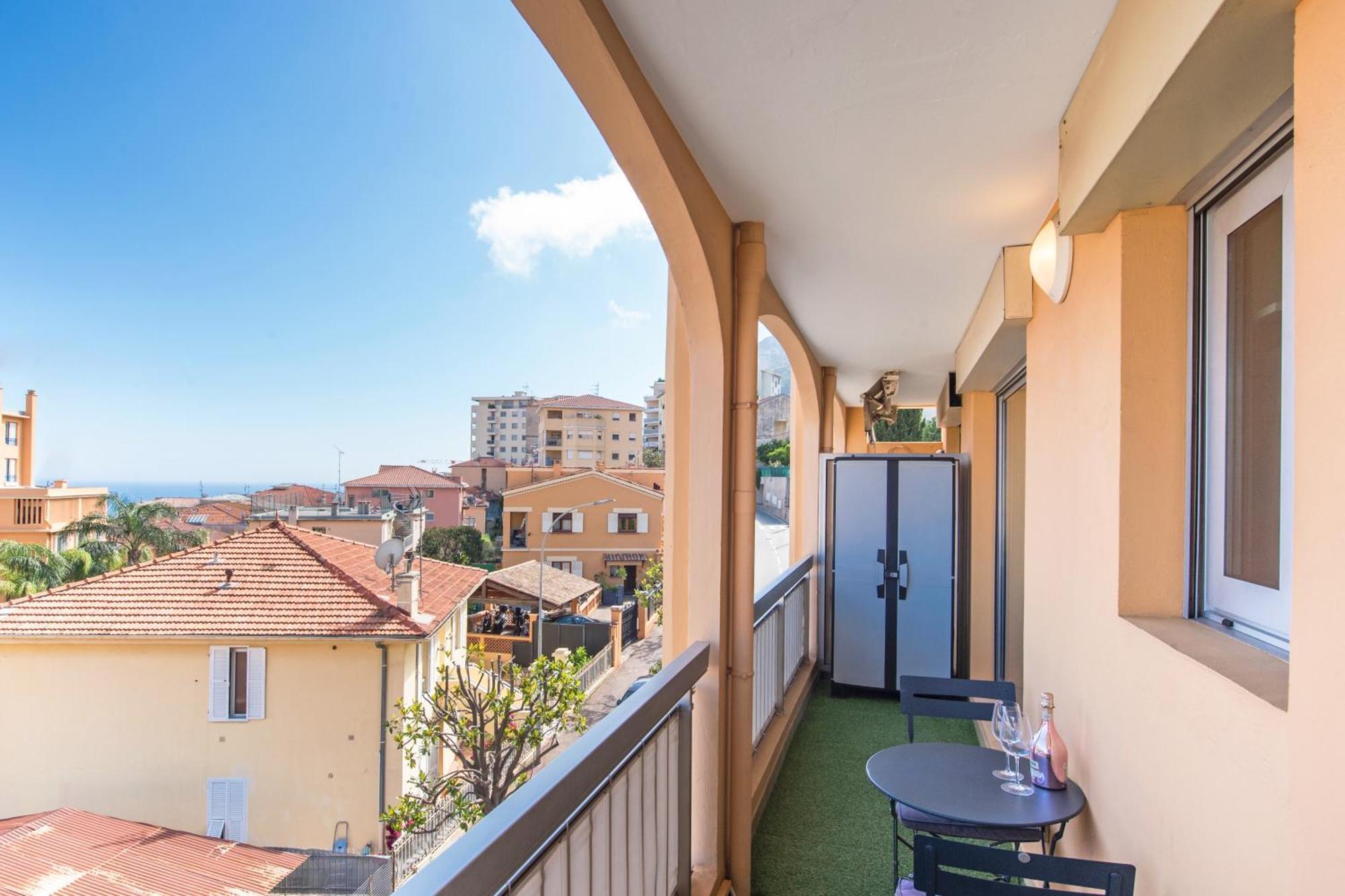 Monaco A Pied - Spacieux Appartement - Balcon - Ca Beausoleil Exterior foto